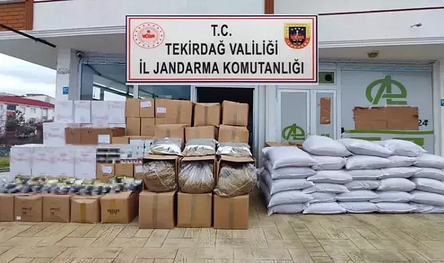 Tekirdağ’da 839 bin 630 makaron ele geçirildi