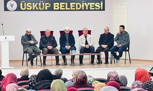 Üsküp'te Umre'den Dönen Vatandaşlar İçin Mevlid Programı Düzenlendi