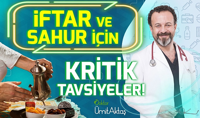 Uzmanı Açıkladı! Ramazan'da Sağlıklı Oruç Nasıl Tutulur? İdeal İftar Menüsü Nasıl Olmalı?
