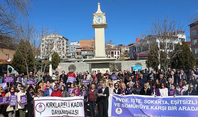 8 Mart'ta Kırklareli'nde Kadınlar Birlik, Mücadele ve Dayanışma İçin Buluştu