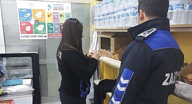 Çorlu Zabıtasından Okul Kantinlerine Sıkı Denetim