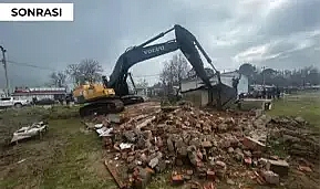 Edirne'de 20 kaçak yapı yıkıldı