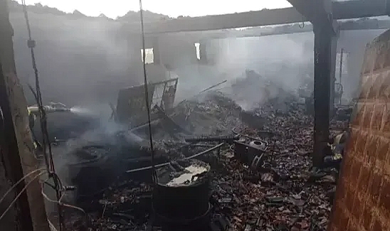 Edirne’de ahır yangını; 6 inek ve 5 keçi öldü
