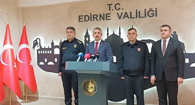 Edirne Valisi, Asayiş ve Güvenlik Önlemlerini Değerlendirdi