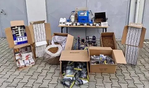 Tekirdağ'da 100 bin makaron ele geçirildi