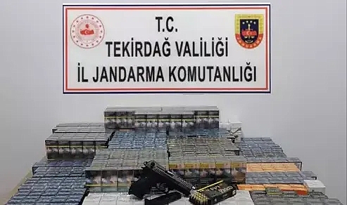 Tekirdağ'da makaron ve kaçak sigara ele geçirildi