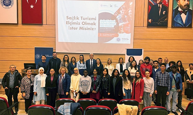 ULUSLARARASI ÖĞRENCİLERİMİZE 'GÖNÜLLÜ SAĞLIK TURİZMİ ELÇİSİ OLMAK İSTER MİSİNİZ' KONULU BİLGİLENDİRME TOPLANTISI DÜZENLENDİ