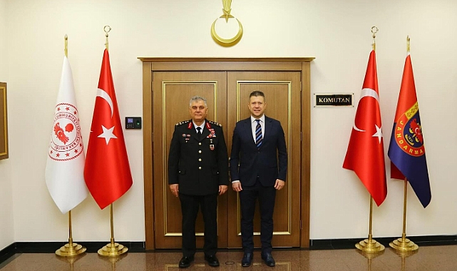 Başkan Volkan Can'dan Jandarma Genel Komutanı Ali Çardakçı ile Görüşme