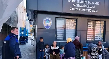 Edirne'de dilenci operasyonu