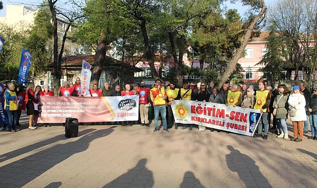 Kırklareli'nde Sendikalardan Ortak Tepki: "Proje Okullarında Keyfiyete Son Verin"