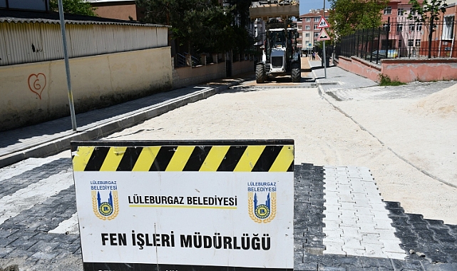 Lüleburgaz’da Cadde ve Sokaklar Yenileniyor, Çalışmalar Hız Kesmiyor!
