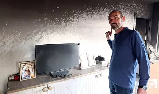 Lüleburgaz'da Şok Olay! Müteahhide Kızdı, 5. Kattaki Dairesini Ateşe Verdi!