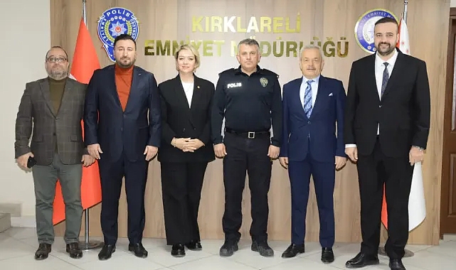 MHP Kırklareli Teşkilatından Emniyet Müdürlüğü’ne Ziyaret