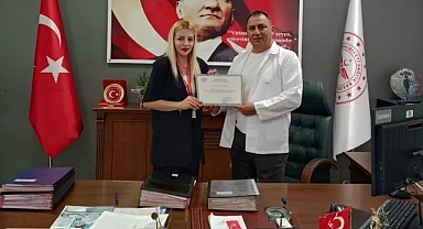 Sağlıkta Dijital Dönüşüme Katkı: Derya Erk'e Teşekkür Belgesi