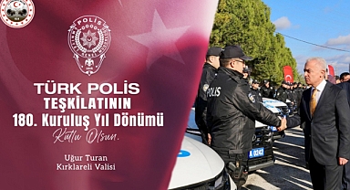 Vali Turan; "Polisimiz, Aziz Milletimizin gönlünde taht kurmuştur"