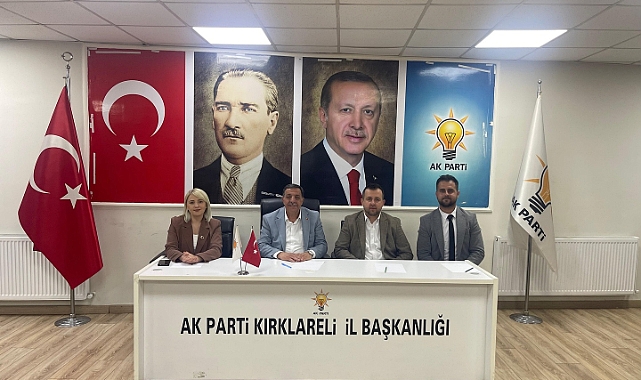AK Parti İl Koordinasyon Başkanı Ali Sevinç, Kırklareli’de