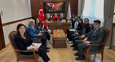 "Dilimizin Zenginleri Projesi" Kapsamında Dereceye Giren Öğrencilerden İl Milli Eğitim Müdürüne Ziyaret