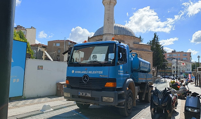 Kırklareli Belediyesi'nden Kanal Temizliğinde Yoğun Mesai