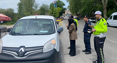 Pınarhisar'da Trafik Haftası Denetimi: "Bir Kural Bir Ömür" Mesajı Verildi