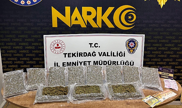 Tekirdağ'da uyuşturucu operasyonunda 10 tutuklama