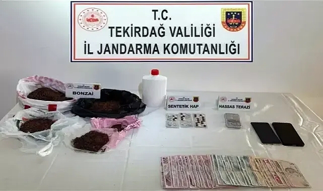 Tekirdağ'da uyuşturucu operasyonunda 8 gözaltı