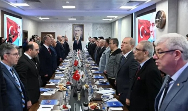 TOBB Başkanı Hisarcıklıoğlu ve Trakya'nın Oda-Borsa Başkanları UMAT Genel Kurulu'nda Buluştu