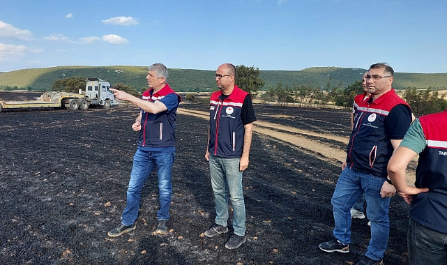 İl Tarım ve Orman Müdürü Bayazıt, üreticileri tarla yangınlarına karşı uyardı