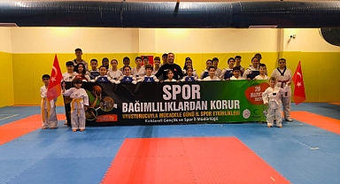 Kırklareli'de Sporla Bağımlılığa Karşı Güçlü Mesaj