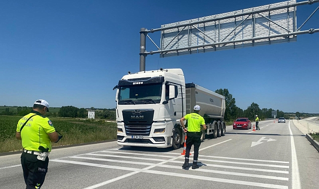 Kırklareli'nde Kurban Bayramı Öncesi Sıkı Trafik Denetimleri Başladı