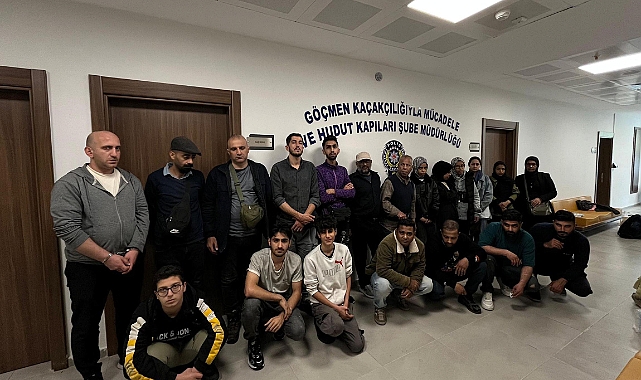 Tekirdağ'da 21 kaçak göçmen yakalandı