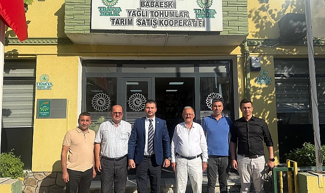 Babaeski Belediye Başkanı Dr. Fırat Yayla'dan Kooperatif Ziyareti