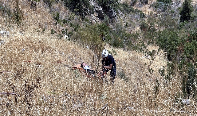 Kayıp olarak aranırken uçurumda yaralı bulundu