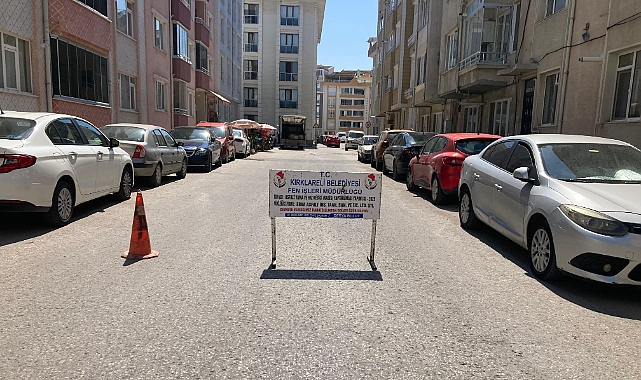 Kırklareli'nde Asfalt Bakım ve Onarım Çalışmaları Sürüyor