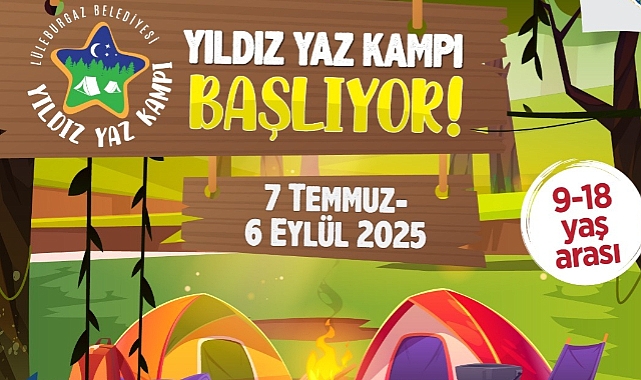 Lüleburgaz'da Yıldız Yaz Kampı Başvuruları Devam Ediyor