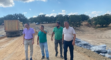 Pınarhisar Kaymakamı Enver Özderin'den Yenice Göleti İncelemesi