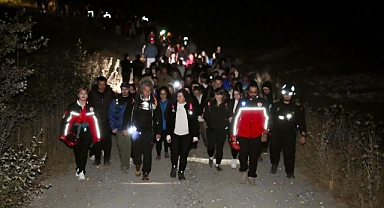 Avrupa Hareketlilik Haftası'nda Gece Doğa Yürüyüşü Düzenlendi