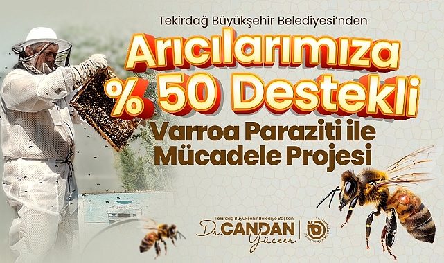 BÜYÜKŞEHİR'DEN, ARICILIĞI TEHDİT EDEN PARAZİT İLE MÜCADELE PROJESİ