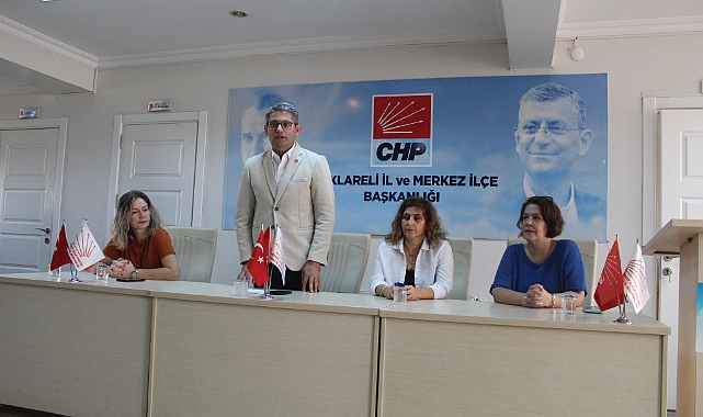 CHP Kırklareli Merkez İlçe Olağan Çarşamba Halk Toplantısı Yapıldı