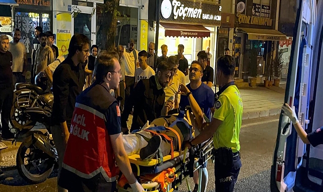 Çorlu'da minibüs ile motosiklet çarpıştı: 2 yaralı