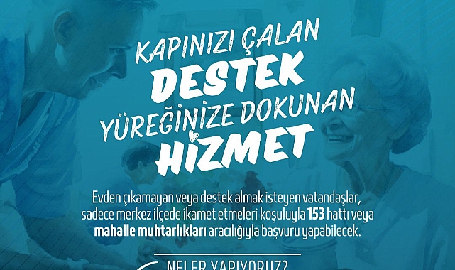 Edirne Belediyesi'nden Yaşlı, Engelli ve Kronik Hastalara Evde Bakım Hizmeti