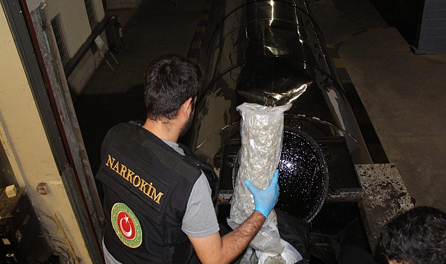 Kapıkule'de tankerde 114 kilo uyuşturucu ele geçirildi