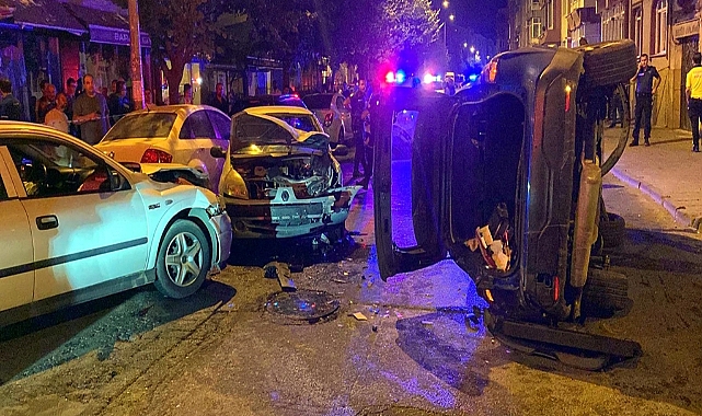 Kazaya neden olan sürücü ile araçları kaldırmaya gelen çekicinin şoförü alkollü çıktı