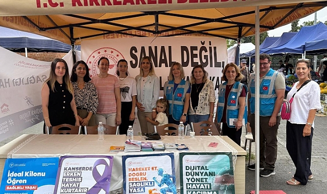 Kırklareli'nde Halk Sağlığı Haftası Etkinlikleri Devam Ediyor