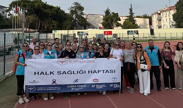 Kırklareli'nde Halk Sağlığı Haftası Yürüyüşü Düzenlendi
