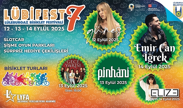 Lüleburgaz’da Müzik ve Spor Dolu Günler; LÜBİFEST Coşkusu 12 Eylül’de Başlıyor