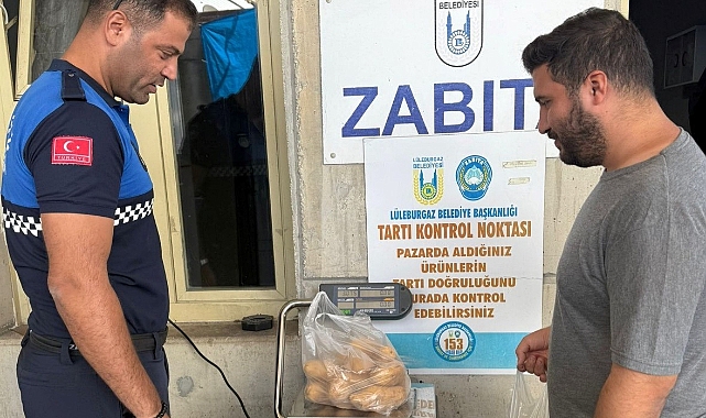 Lüleburgaz'da Pazaryerlerinde Denetimler Aralıksız Sürüyor