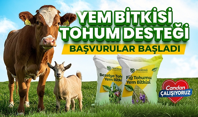 YEM BİTKİSİ TOHUM DESTEĞİ İÇİN BAŞVURULAR BAŞLADI