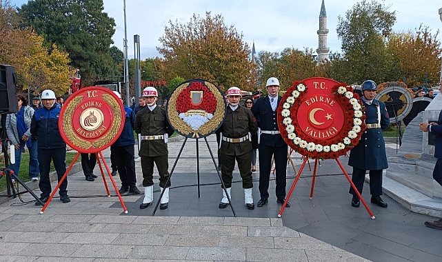 Edirne'de Cumhuriyet'in 102. Yılı Coşkuyla Kutlandı