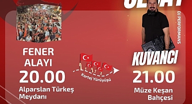 Keşan'da Cumhuriyet Coşkusu Fener Alayı ve Konserle Yaşanacak