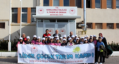 Kırklareli'nde "Lider Çocuk Tarım Kampı" Etkinlikleri Başladı